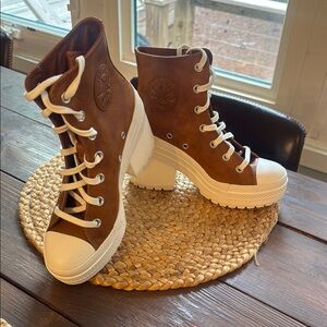 NEW Women's CONVERSE Chuck 70 De Luxe Heel Leather A12866C Shoes A06145C A12821C